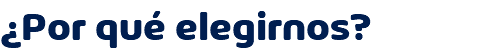 ¿Por qué elegirnos?